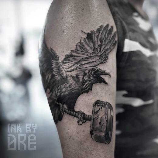 Tatovering udført hos Raven Ink