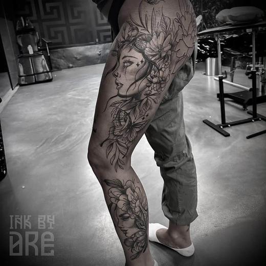 Tatovering udført hos Raven Ink