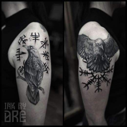 Tatovering udført hos Raven Ink