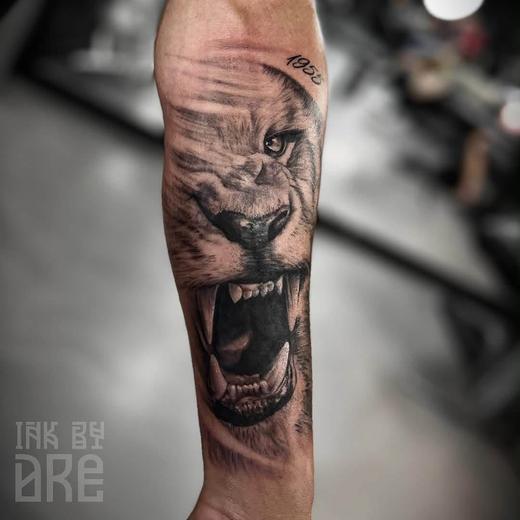 Tatovering udført hos Raven Ink