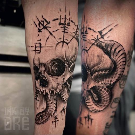 Tatovering udført hos Raven Ink