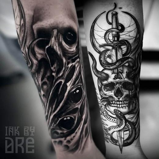 Tatovering udført hos Raven Ink